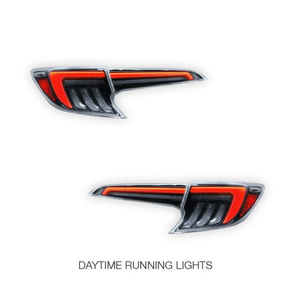 Toyota Corolla E210 Hatch (2019 - 2024) Smoked Red LED Sequential Tail Lights LH + RH