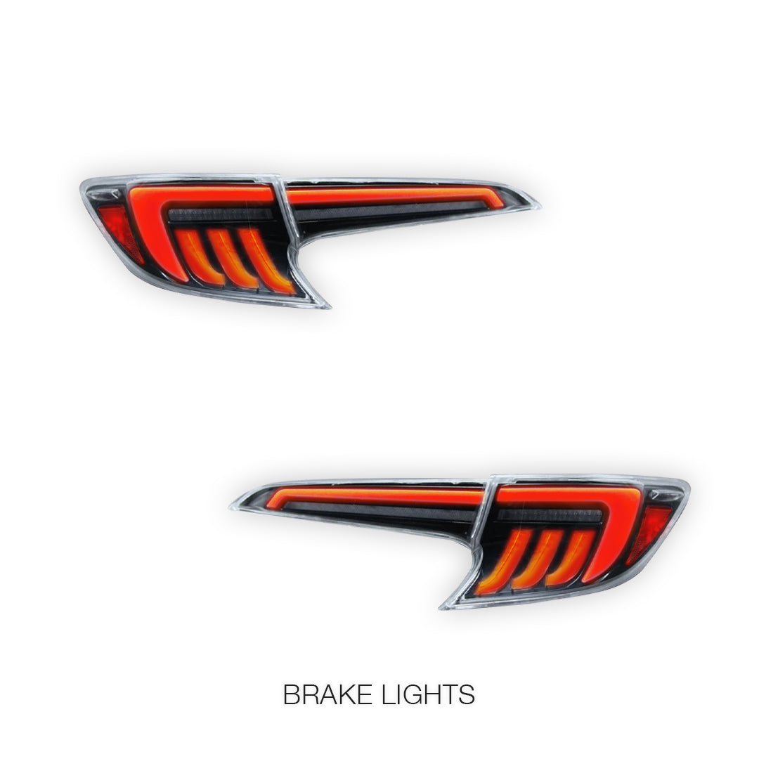 Toyota Corolla E210 Hatch (2019 - 2024) Smoked Red LED Sequential Tail Lights LH + RH