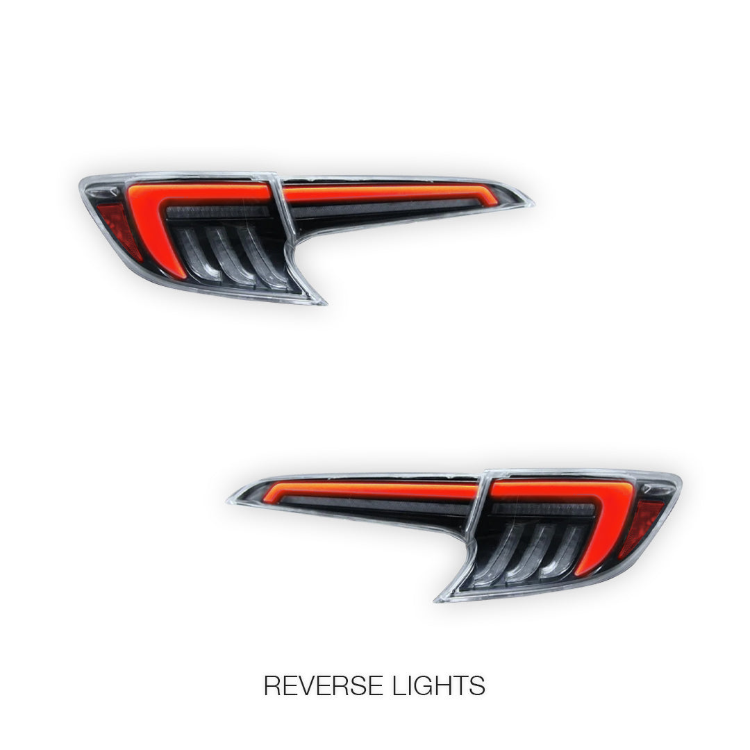 Toyota Corolla E210 Hatch (2019 - 2024) Smoked Red LED Sequential Tail Lights LH + RH