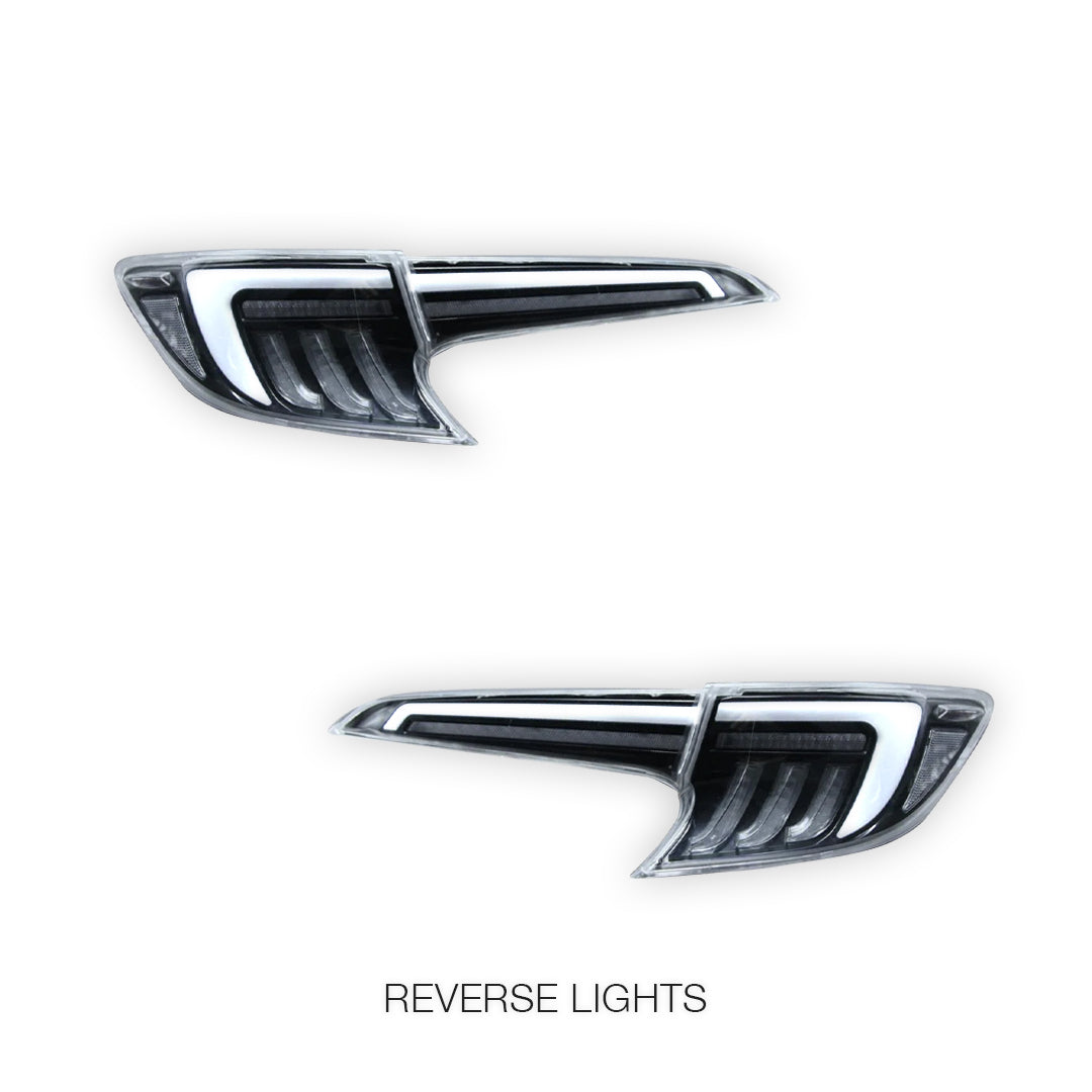 Toyota Corolla E210 Hatch (2019 - 2024) Smoked White LED Sequential Tail Lights LH + RH