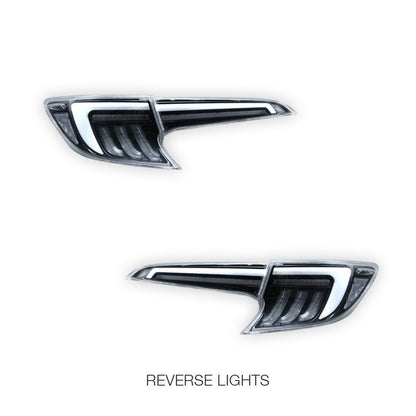 Toyota Corolla E210 Hatch (2019 - 2024) Smoked White LED Sequential Tail Lights LH + RH