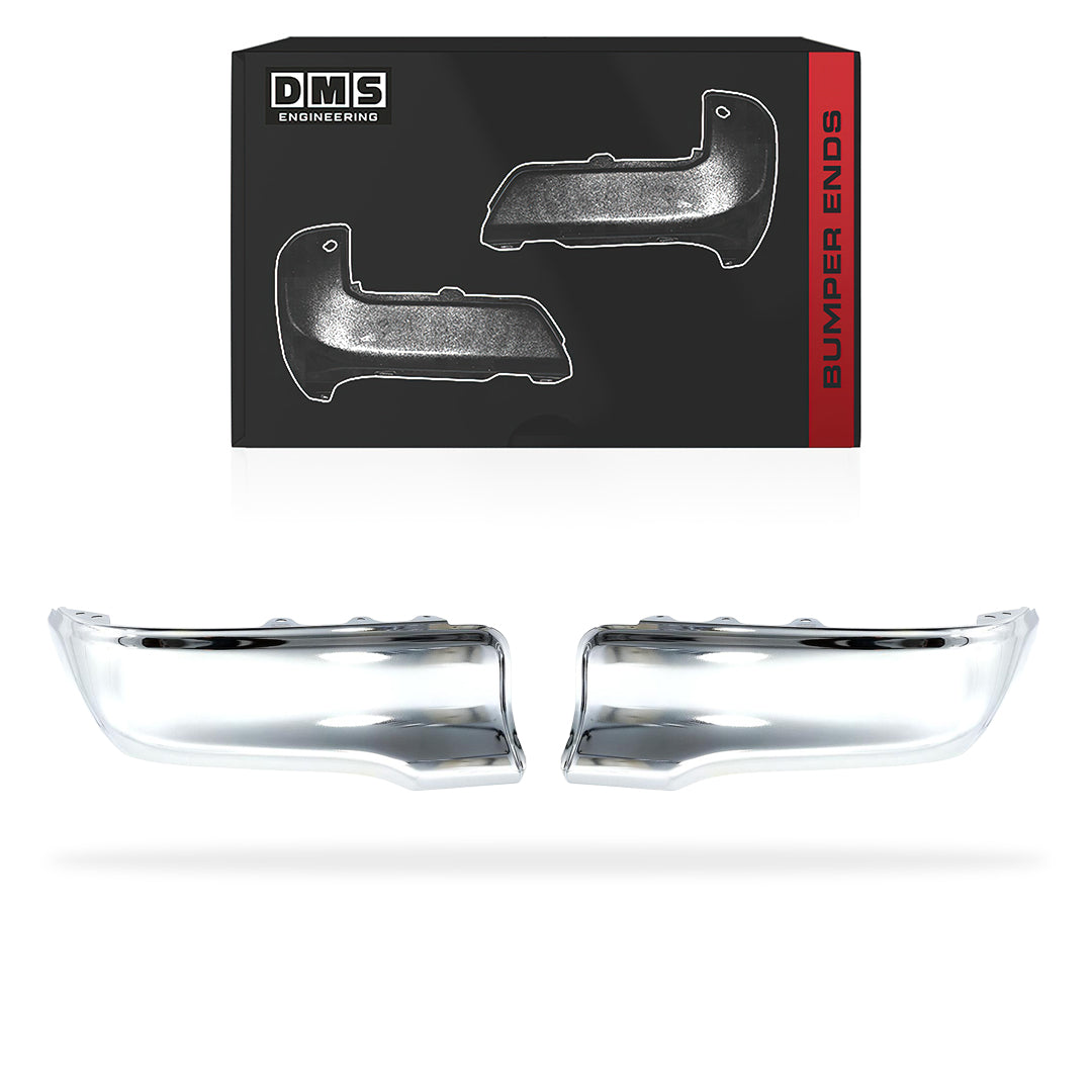Toyota HiLux N80 (2017 - 2022) Genuine Chrome Rear Bumper Ends LH + RH