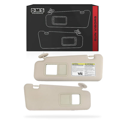 Toyota Kluger XU40 (2008 - 2013) Beige Interior Sun Visors LH + RH