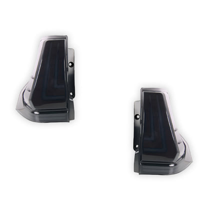 Toyota LandCruiser Prado 150 Series (2010 - 2018) Smoked L-Blade Style LED Tail Lights LH + RH