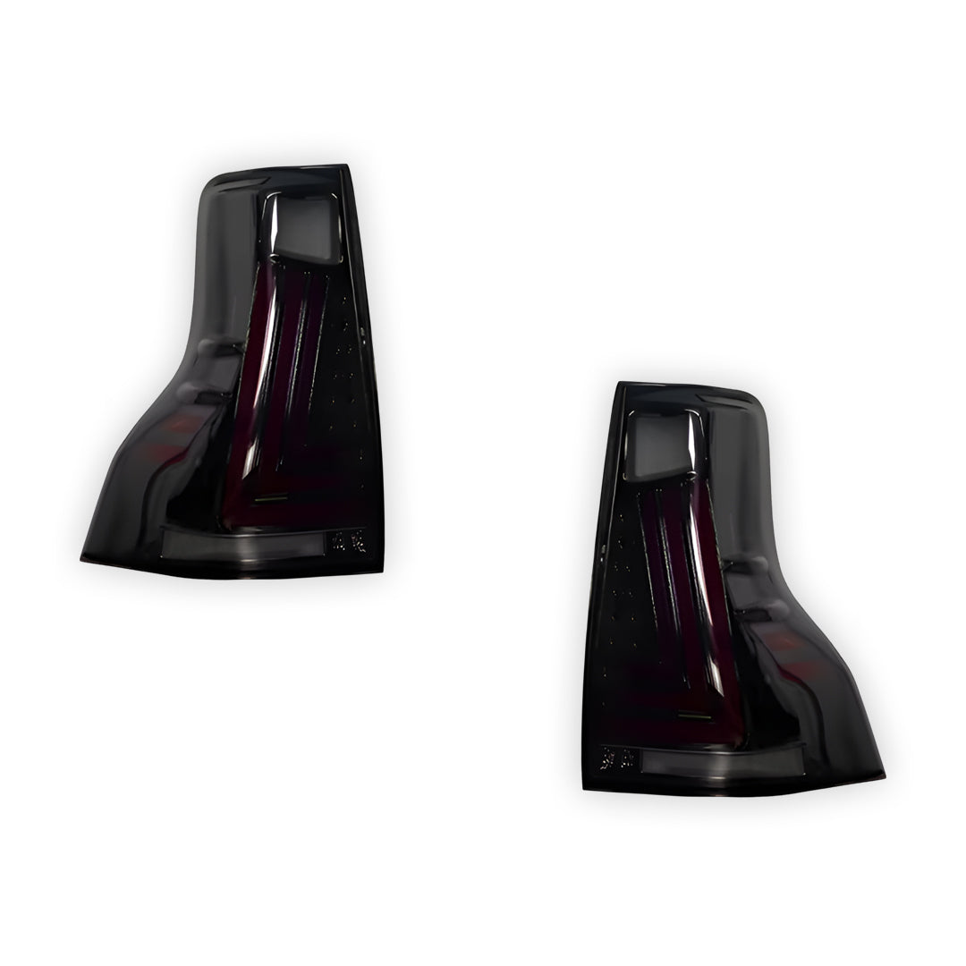 Toyota LandCruiser Prado 150 Series (2013 - 2017) Smoked Dot Matrix Style  LED Tail Lights LH + RH