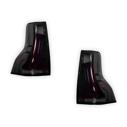 Toyota LandCruiser Prado 150 Series (2013 - 2017) Smoked Dot Matrix Style  LED Tail Lights LH + RH