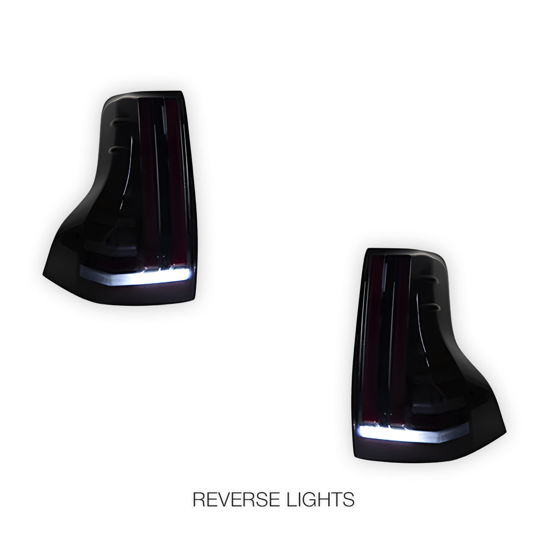 Toyota LandCruiser Prado 150 Series (2013 - 2018) Smoked LED Tail Lights LH + RH