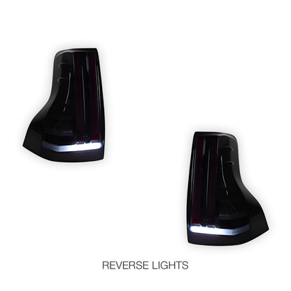 Toyota LandCruiser Prado 150 Series (2013 - 2018) Smoked LED Tail Lights LH + RH