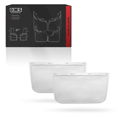 Universal Heavy Duty Truck White Mud Flaps