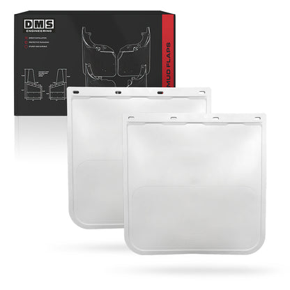 Universal Heavy Duty Truck White Mud Flaps