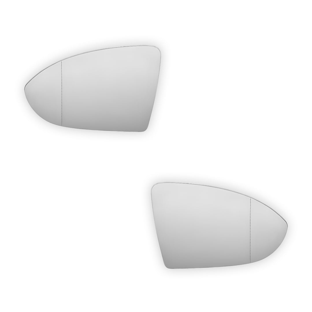 Volkswagen Golf MK7 (2012 - 2020) Genuine Door Mirror Glasses LH Convex Glass + RH Aspherical Glass