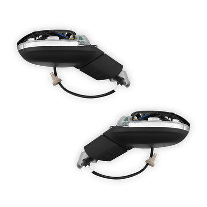 Volkswagen Golf MK8 (2021 - 2026) Genuine Black With Mirror Lamp Door Mirror Body LH + RH