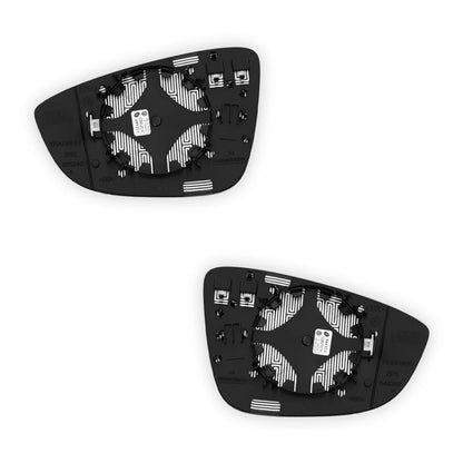 Volkswagen Passat B7 3C (2010 - 2015) Genuine Electric Door Mirror Glasses LH Convex Glass + RH Aspherical Glass