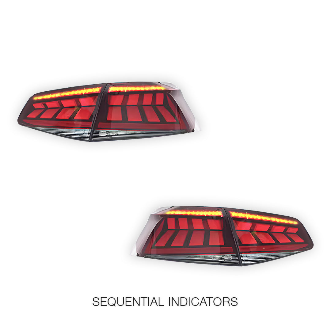 Volkswagen Passat B8 (2016 - 2019) Sequential Red Tail Lights LH + RH