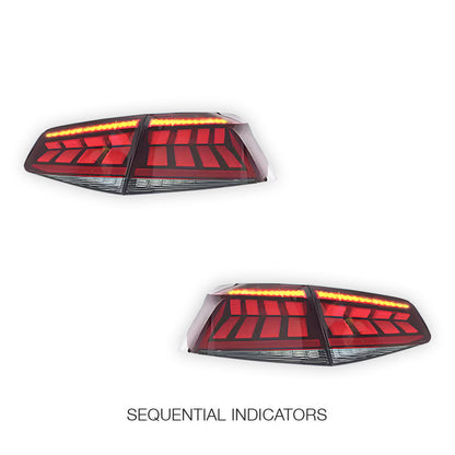 Volkswagen Passat B8 (2016 - 2019) Sequential Red Tail Lights LH + RH