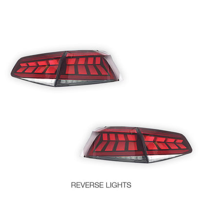 Volkswagen Passat B8 (2016 - 2019) Sequential Red Tail Lights LH + RH