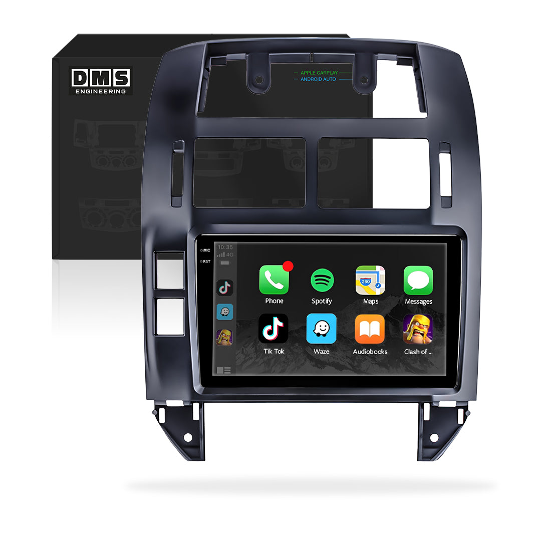 Volkswagen Polo 9N 6R (2004 - 2011) 9" Wireless Android 16 Head Unit for Apple CarPlay / Android Auto