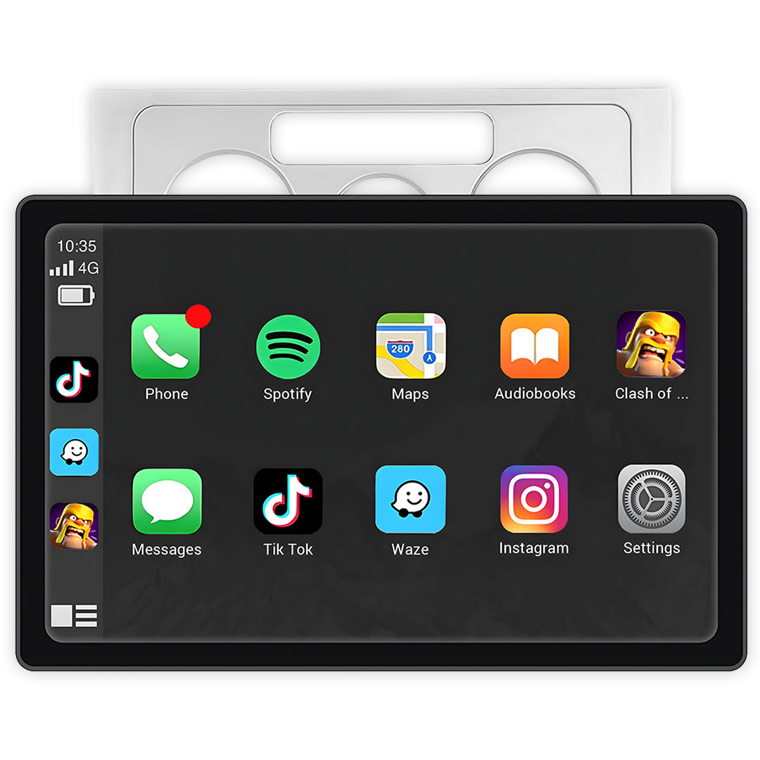 Volkswagen Touran 1T (2003 - 2014) 9" 13.3" Wireless Android 16 Head Unit for Apple CarPlay / Android Auto Silver Trim