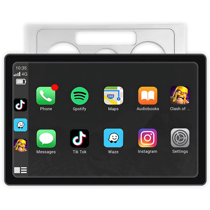 Volkswagen Touran 1T (2003 - 2014) 9" 13.3" Wireless Android 16 Head Unit for Apple CarPlay / Android Auto Silver Trim