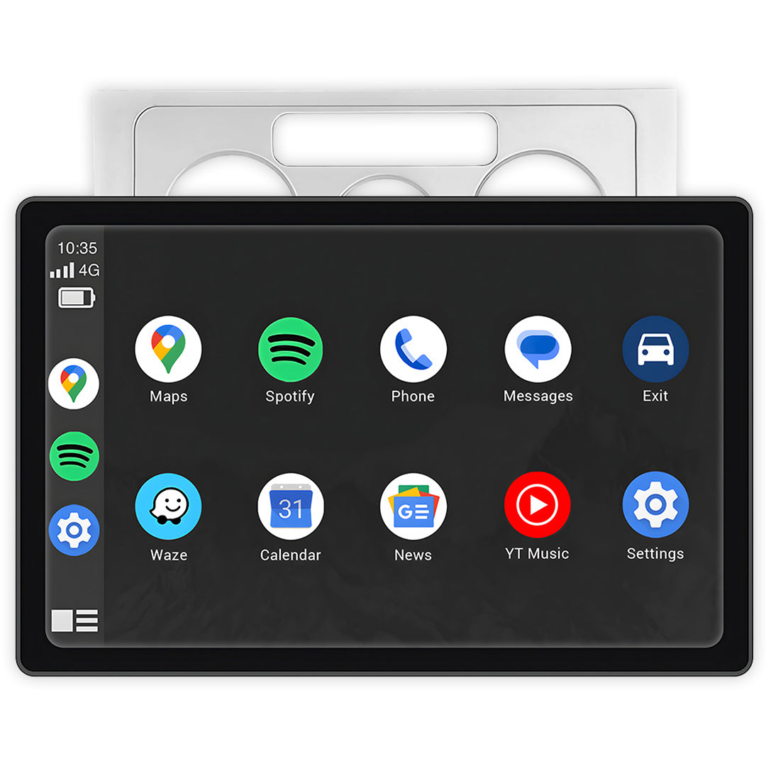 Volkswagen Touran 1T (2003 - 2014) 9" 13.3" Wireless Android 16 Head Unit for Apple CarPlay / Android Auto Silver Trim
