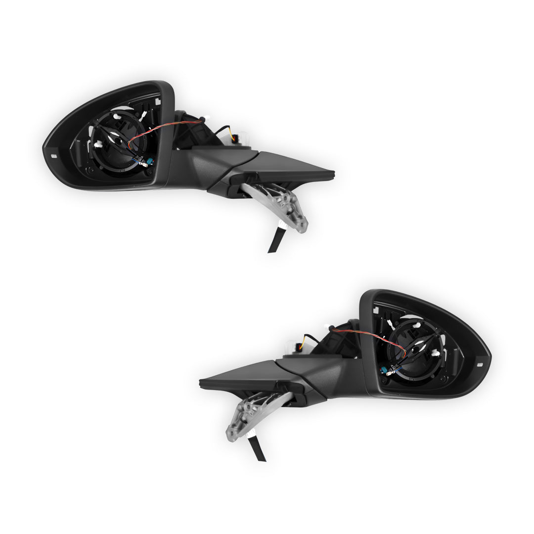 Volkswagen Golf MK7 (2013 - 2020) Genuine Electric Door Mirror Body With Blind Spot LH + RH
