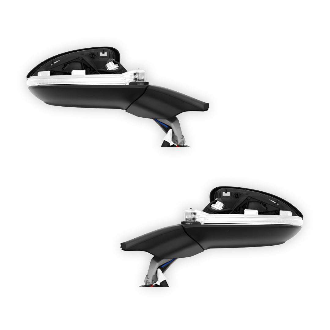 Volkswagen Golf MK7 (2013 - 2020) Genuine Electric Door Mirror Body With Blind Spot LH + RH