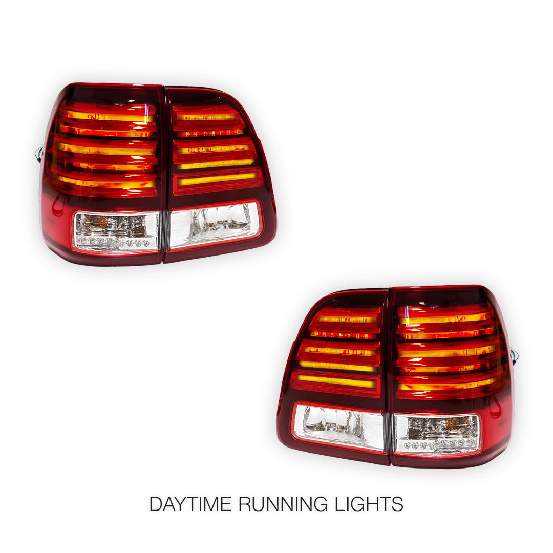 Toyota LandCruiser 100 Series (1998 - 2007) LED Tail Lights LH + RH