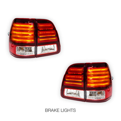 Toyota LandCruiser 100 Series (1998 - 2007) LED Tail Lights LH + RH