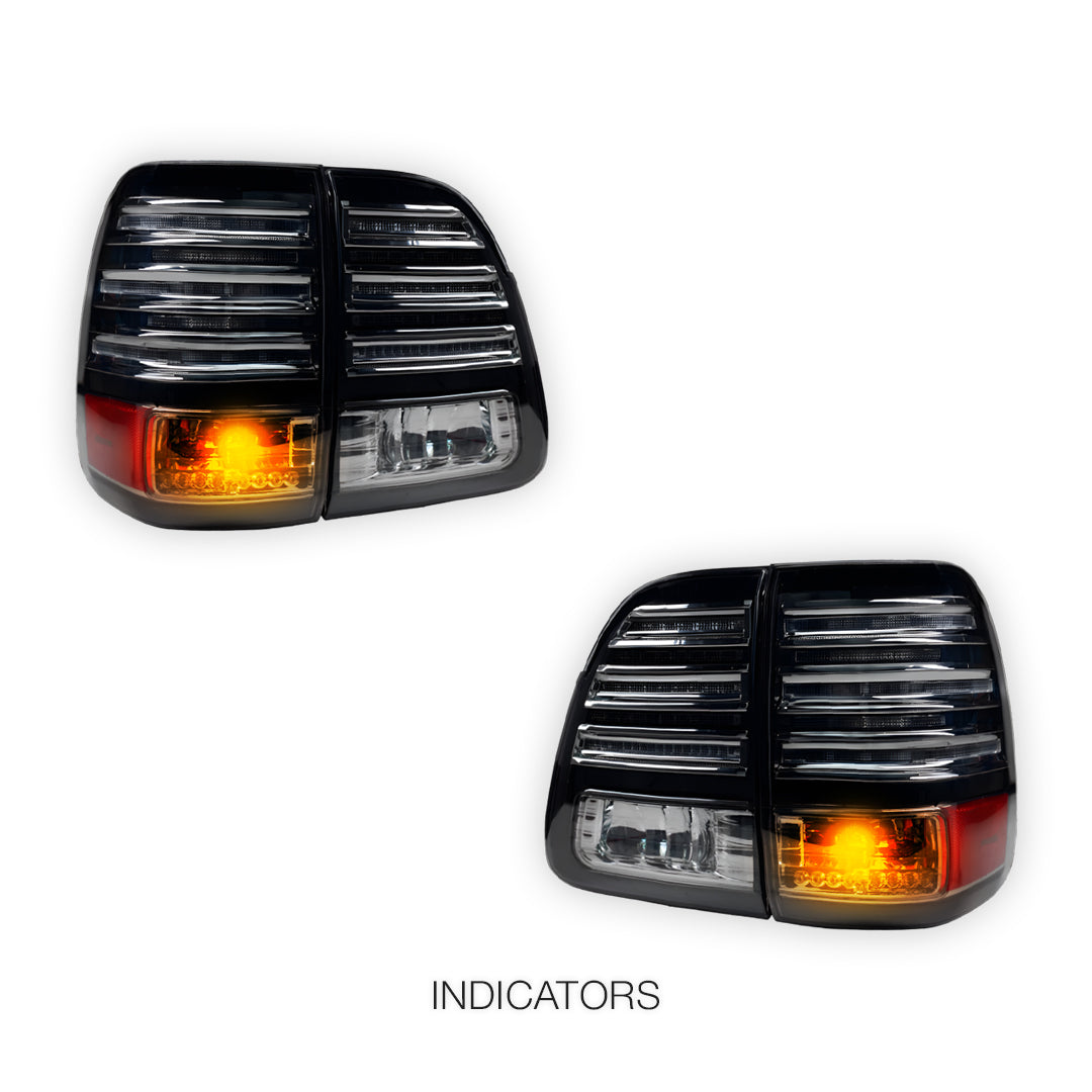 Toyota LandCruiser 100 Series (1998 - 2007) LED Tail Lights LH + RH