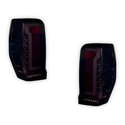 Mitsubishi Triton MR (2018 - 2023) Smoked Sequential 3D Full LED Stripe Bar Tail Lights LH + RH