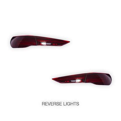 BMW 4-Series G22 / G23 / G26 (2020 - 2025) Sequential Red Full LED Tail Lights LH + RH