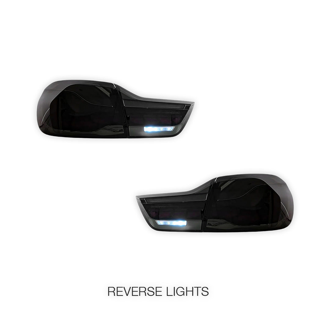 BMW 4-Series F32 / F33 / F36 / F82 / F83 (2014 - 2020) GTS Style Sequential Smoked Full LED Tail Lights LH + RH