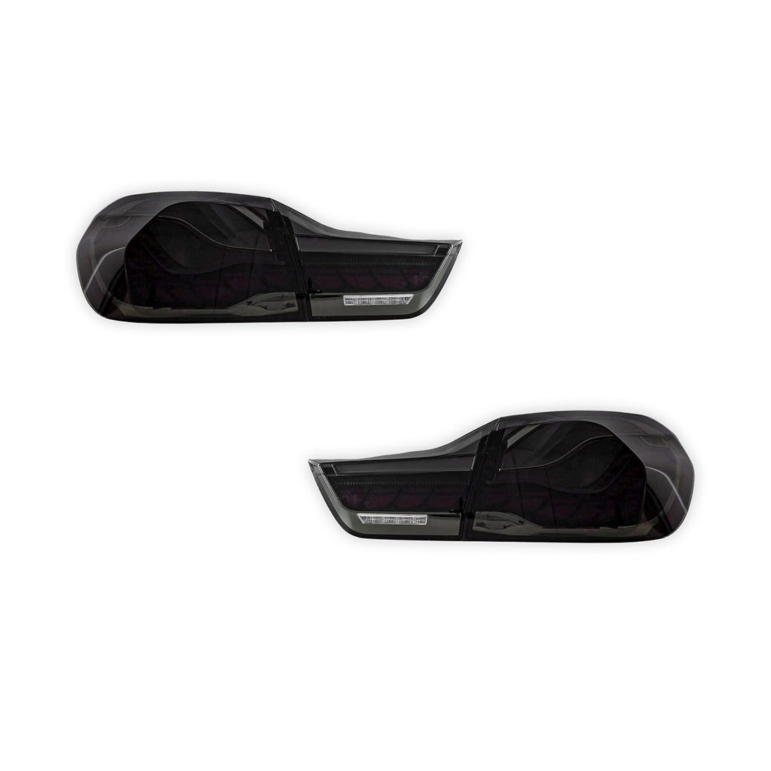 BMW 4-Series F32 / F33 / F36 / F82 / F83 (2014 - 2020) GTS Style Sequential Smoked Full LED Tail Lights LH + RH