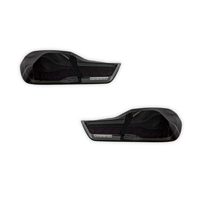 BMW 4-Series F32 / F33 / F36 / F82 / F83 (2014 - 2020) GTS Style Sequential Smoked Full LED Tail Lights LH + RH