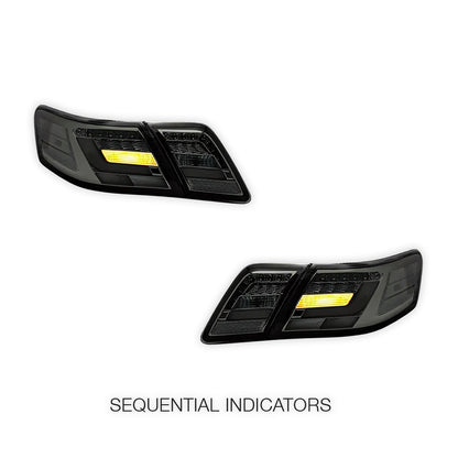 Toyota Camry XV40 (2006 - 2011) Smoked LED Tail Lights LH + RH