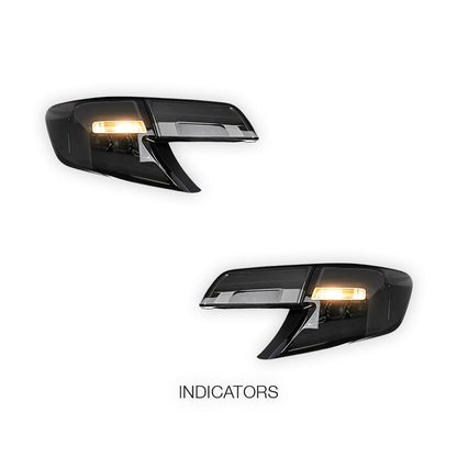 Toyota Camry XV50 (2012 - 2014) Sequential Smoked Full LED Tail Lights LH + RH