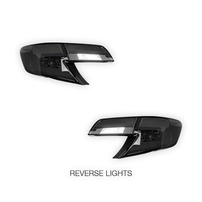 Toyota Camry XV50 (2012 - 2014) Sequential Smoked Full LED Tail Lights LH + RH