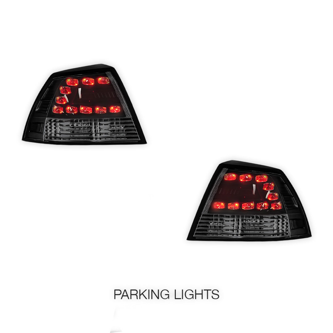 Holden Commodore VE Series 1 & 2 Sedan (2006 - 2013) Black LED Tail Lights LH + RH