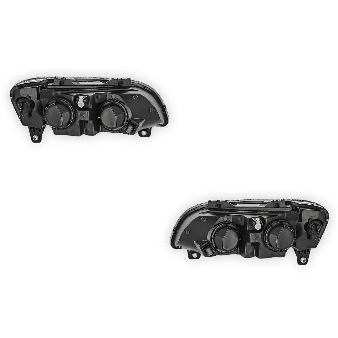 Holden Commodore VE Series 2 (2010 - 2013) Black DRL LED Headlights LH + RH