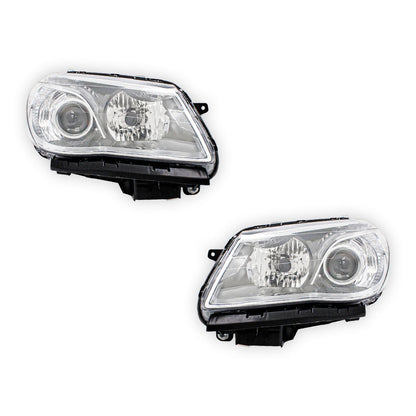 Holden Commodore VF (2013 - 2015) Evoke Type Chrome OEM Style Headlights LH + RH