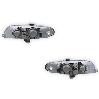 Holden Commodore VX VU (2000 - 2002) Chrome OEM Style Headlights LH + RH