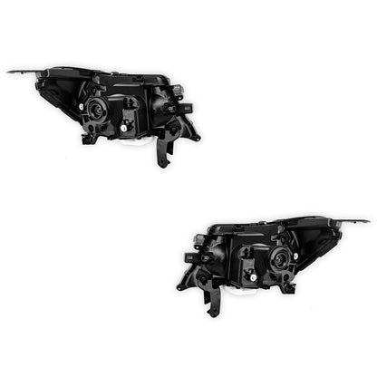 Nissan Navara D23 NP300 (2015 - 2021) Black LED OEM Style Headlights LH + RH
