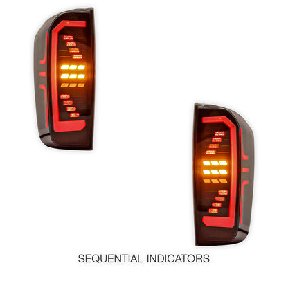 Nissan Navara D23 NP300 (2015 - 2023) Sequential Smoked LED Tail Lights LH + RH
