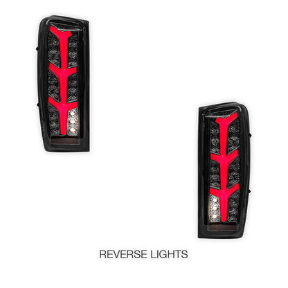 Isuzu D-Max RG (2021 - 2024) Sequential Smoked Avant Full LED Tail Lights LH + RH