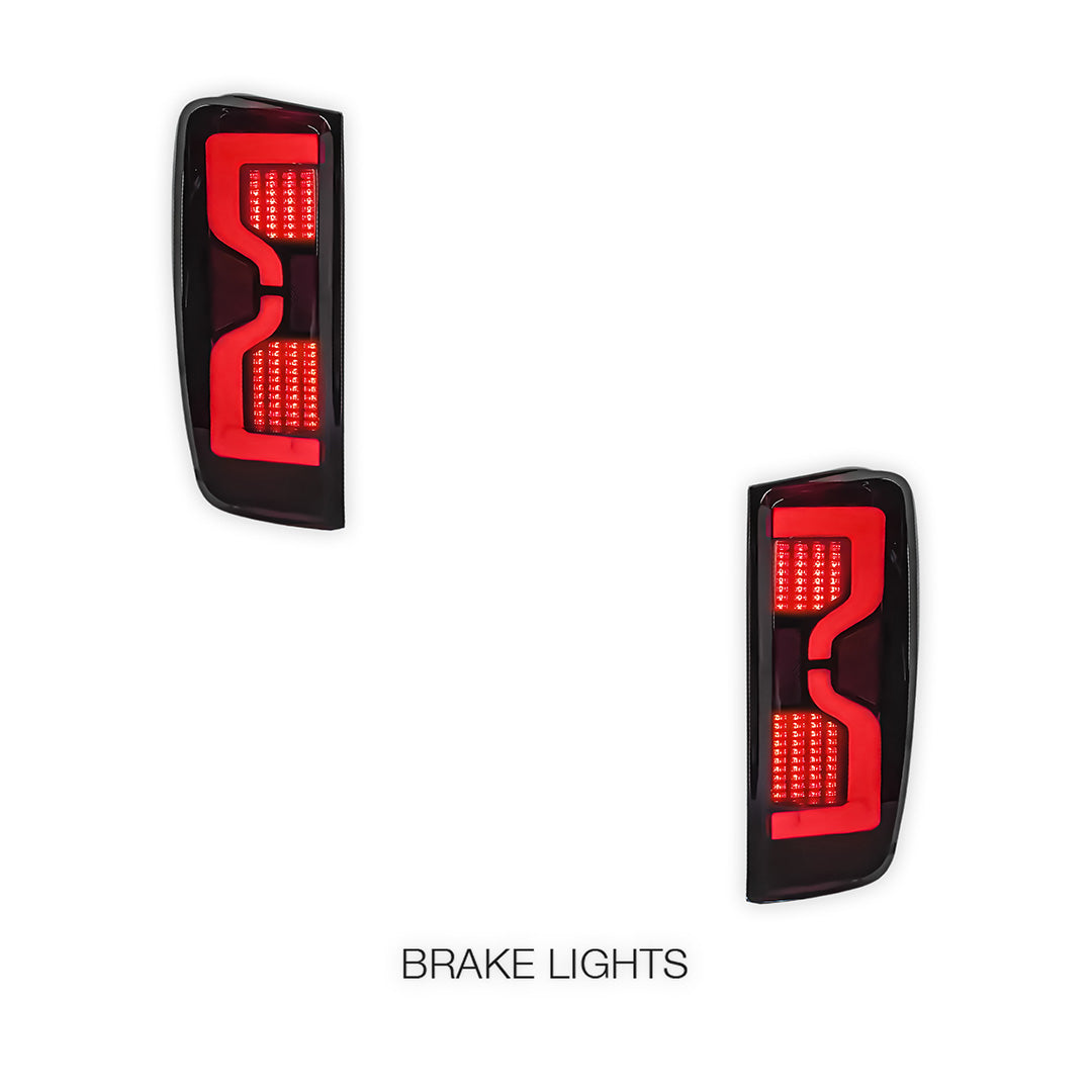 Isuzu D-Max RG (2019 - 2024) Sequential Smoked T9-Style LED Tail Lights LH + RH