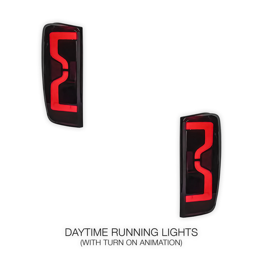 Isuzu D-Max RG (2019 - 2024) Sequential Smoked T9-Style LED Tail Lights LH + RH