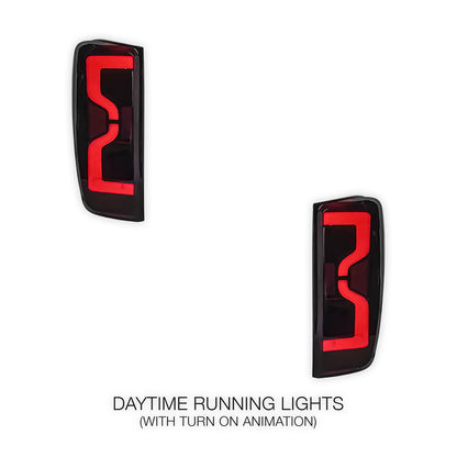 Isuzu D-Max RG (2019 - 2024) Sequential Smoked T9-Style LED Tail Lights LH + RH