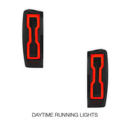 Isuzu D-Max RG (2020 - 2024) Sequential Smoked Black LED Tail Lights LH + RH