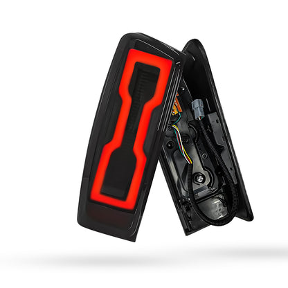 Isuzu D-Max RG (2020 - 2024) Sequential Smoked Black LED Tail Lights LH + RH