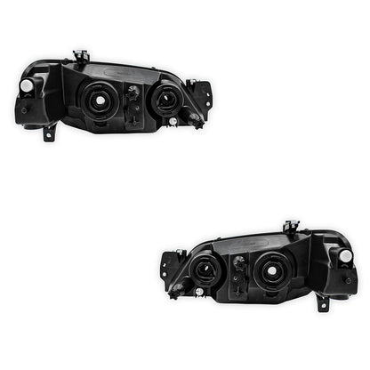 Ford Falcon BA / BF XT (2002 - 2006) Black Headlights LH + RH